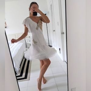 White Competition Latin Dance Dress (New)